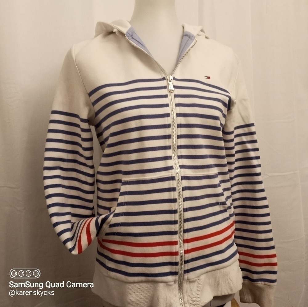 TOMMY Hilfiger Long Sleeve Hooded Sweatshirt Women's Size Medium